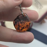 Vintage Sterling Silver Baltic Amber Pendant - Image 3