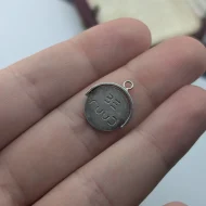 Vintage Silver Be Good Spinner Charm - Image 3