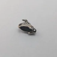 Vintage Silver Swan Charm, Bird Pendant - Image 5