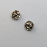 Sterling Silver Sheila Fleet Enamel Earrings, Studs 925 - Image 5