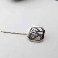 Vintage M&S 25 Year Pin, Sterling Silver 925 - Image 2