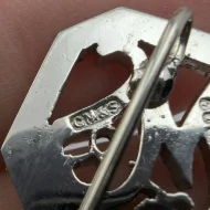 Vintage M&S 25 Year Pin, Sterling Silver 925 - Image 5