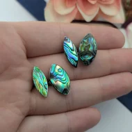 Vintage Sterling Silver Abalone Shell Cufflinks - Image 3
