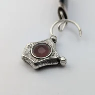 Antique Victorian Silver Agate Bracelet, Hardstone Panel Padlock - Image 17