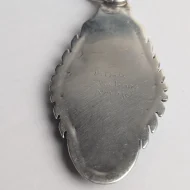 Vintage Sterling Silver Charoite Pendant, Navajo Native American D. Dale. - Image 6