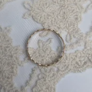 Vintage 9ct Gold Hearts & Stars Band, 1980s Ring - Image 2