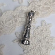 Antique Sterling Silver Lucky Ju Ju Doll Amulet Charm Pendant - Image 2