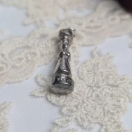 Antique Sterling Silver Lucky Ju Ju Doll Amulet Charm Pendant - Image 7