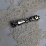 Antique Sterling Silver Lucky Ju Ju Doll Amulet Charm Pendant - Image 4