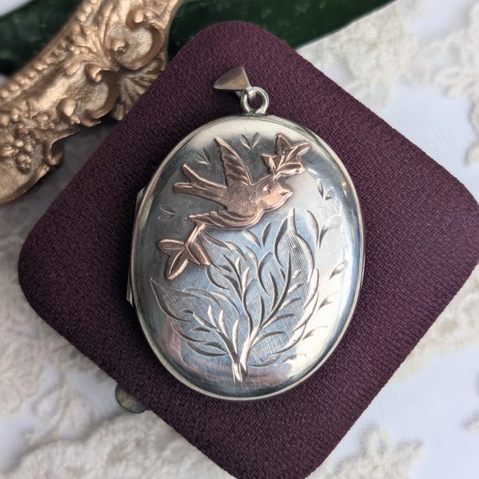 Vintage Sterling Silver Photo Locket