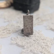 Vintage Silver Wailing Wall Prayer Charm, Jerusalem Western Wall - Image 5