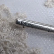 Antique Sterling Silver Albert Watch Chain, T Bar Dog Clip Graduated 1902 Edwardian - Image 11