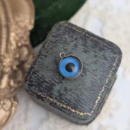 Vintage Silver Evil Eye Charm