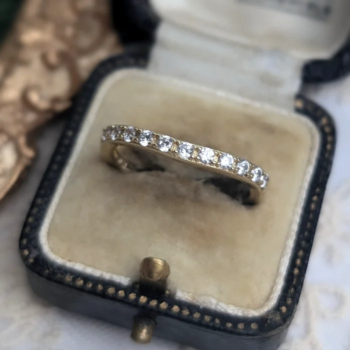 Sterling Silver Gold Plated Wishbone Ring
