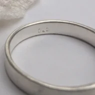 Sterling Silver Pinky Stacker Band, 925 - Image 2