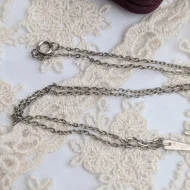 Vintage Silver Brutalist Pendant, Organic Open Round - Image 5