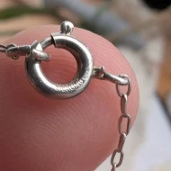 Vintage Sterling Silver Nuvo Cross Necklace - Image 6