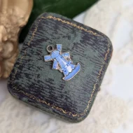 Vintage Silver Dutch Windmill Charm