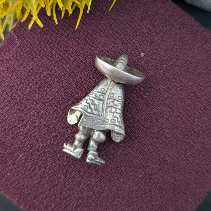 Vintage Mexican Silver Travel Charm