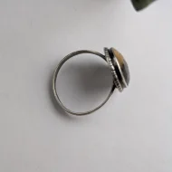 Vintage Sterling Silver Blue John Large Oval Size O.5 - Image 12