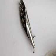Antique Silver Paste Lily Of The Valley Brooch, Sterling 925 Hallmarked 1920 - Image 3