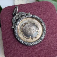 Vintage Sterling Silver Medal Pendant 1963