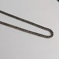 Vintage Sterling Silver Box Chain Necklace - Image 13
