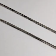 Vintage Sterling Silver Box Chain Necklace - Image 11