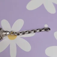 Antique Silver Tassle Charm Pendant - Image 5