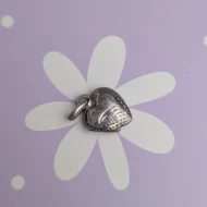 Vintage Tiny Sterling Silver Love Heart Photo Locket Pendant - Image 3