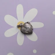 Vintage Tiny Sterling Silver Love Heart Photo Locket Pendant - Image 7
