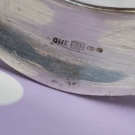 Vintage Sterling Silver Minimalist Wave Bangle - Image 5