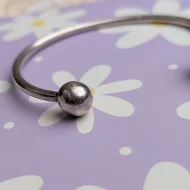 Vintage Sterling Silver Torque Cuff Bangle Stacking 925 - Image 3