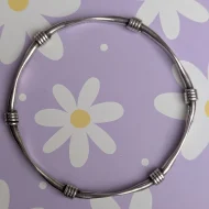 Vintage Sterling Silver Mexico Taxco Knot Bangle Stacking 925 - Image 7