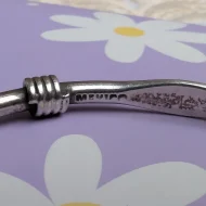 Vintage Sterling Silver Mexico Taxco Knot Bangle Stacking 925 - Image 3