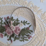 Antique Sterling Silver Victorian Spoon Bangle Hammered 925 1896 - Image 3