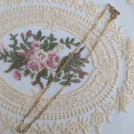 Antique Fancy Link Rolled Gold Albert Watch Chain - Image 7