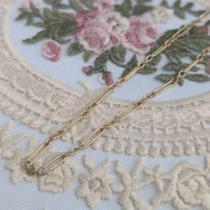 Antique Fancy Link Rolled Gold Albert Watch Chain - Image 8