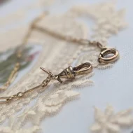 Antique Fancy Link Rolled Gold Albert Watch Chain - Image 3