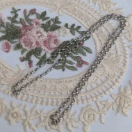 Vintage Sterling Silver Belcher Chain Necklace - Image 8
