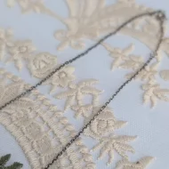 Vintage Sterling Silver Kit Heath Rose Necklace - Image 8