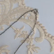 Vintage Sterling Silver Kit Heath Rose Necklace - Image 9