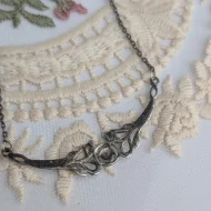 Vintage Sterling Silver Kit Heath Rose Necklace - Image 2