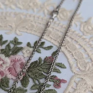 Vintage Sterling Silver Twisted Rope Chain Necklace Italy - Image 6