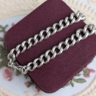 Vintage Sterling Silver Charm Bracelet Graduated Hallmark 24g