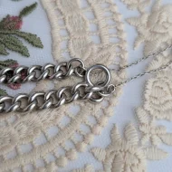 Vintage Sterling Silver Charm Bracelet Graduated Hallmark 24g - Image 4