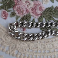 Vintage Sterling Silver Charm Bracelet Graduated Hallmark 24g - Image 6