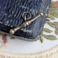 Vintage Silver Fancy T Bar Charm Pendant