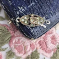 Vintage Silver Paste Safety Clasp Findings