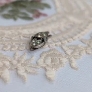 Vintage Silver Paste Safety Clasp Findings - Image 8